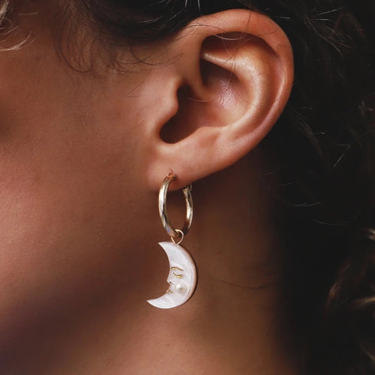 Wolf & Moon, Moon & Star Hoops