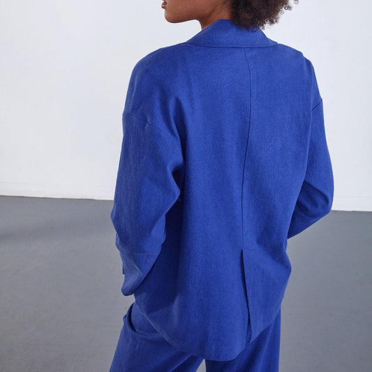 Dagg and Stacey, Hollis Blazer, Electric Indigo