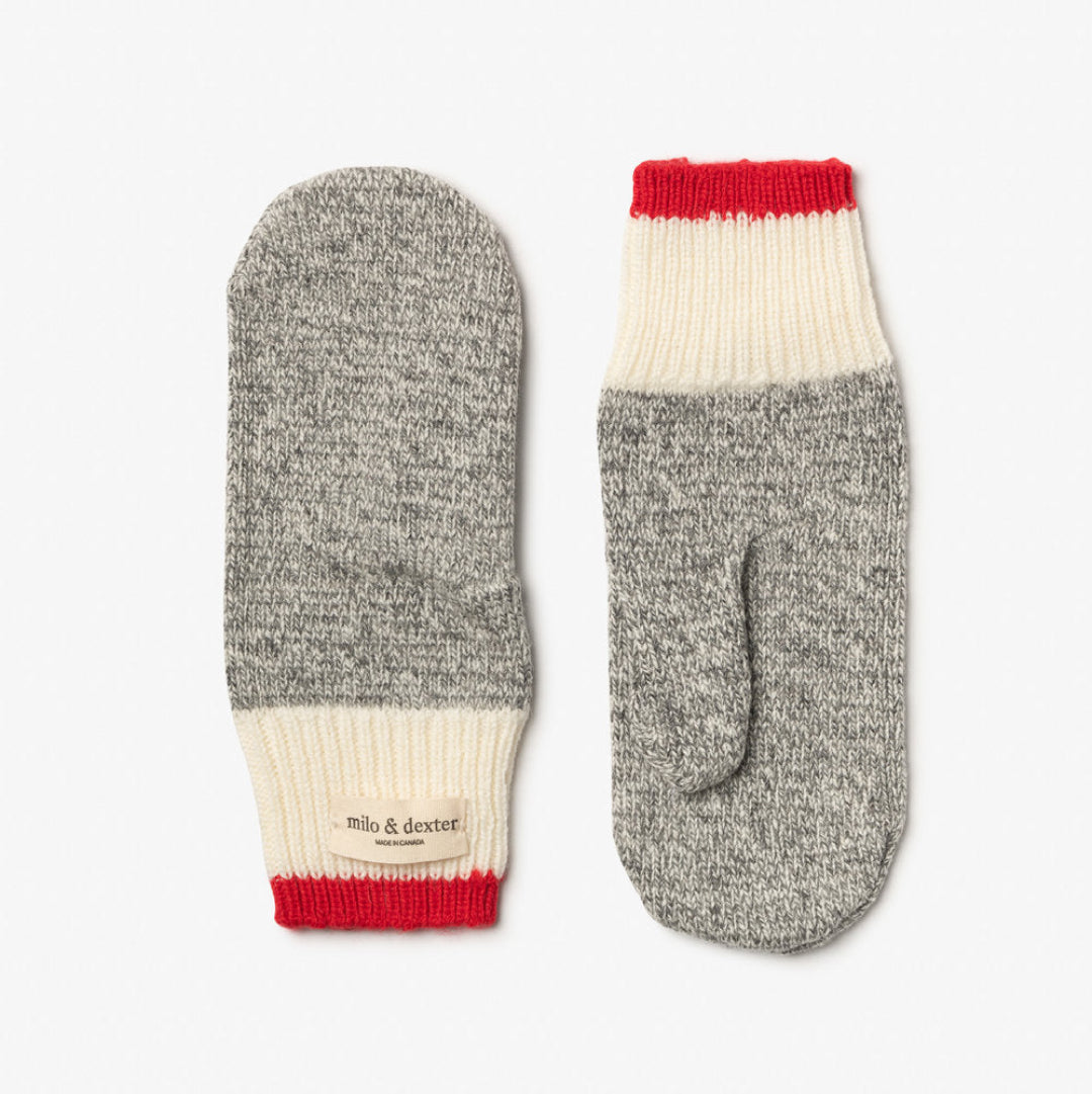 Milo & Dexter, Simple Wool Mitten, Red