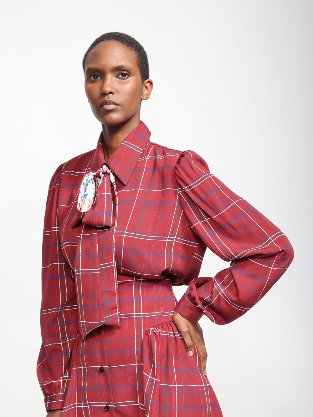 Lele De Baltzac, Zoe in Tartan Wine