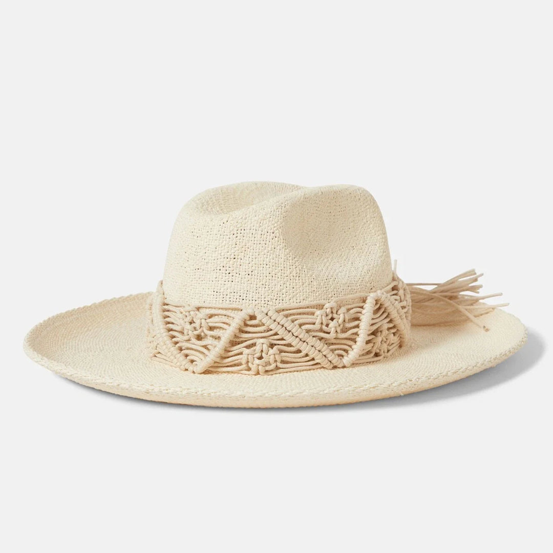 Brixton, Matteo Straw Hat, Soft Pink