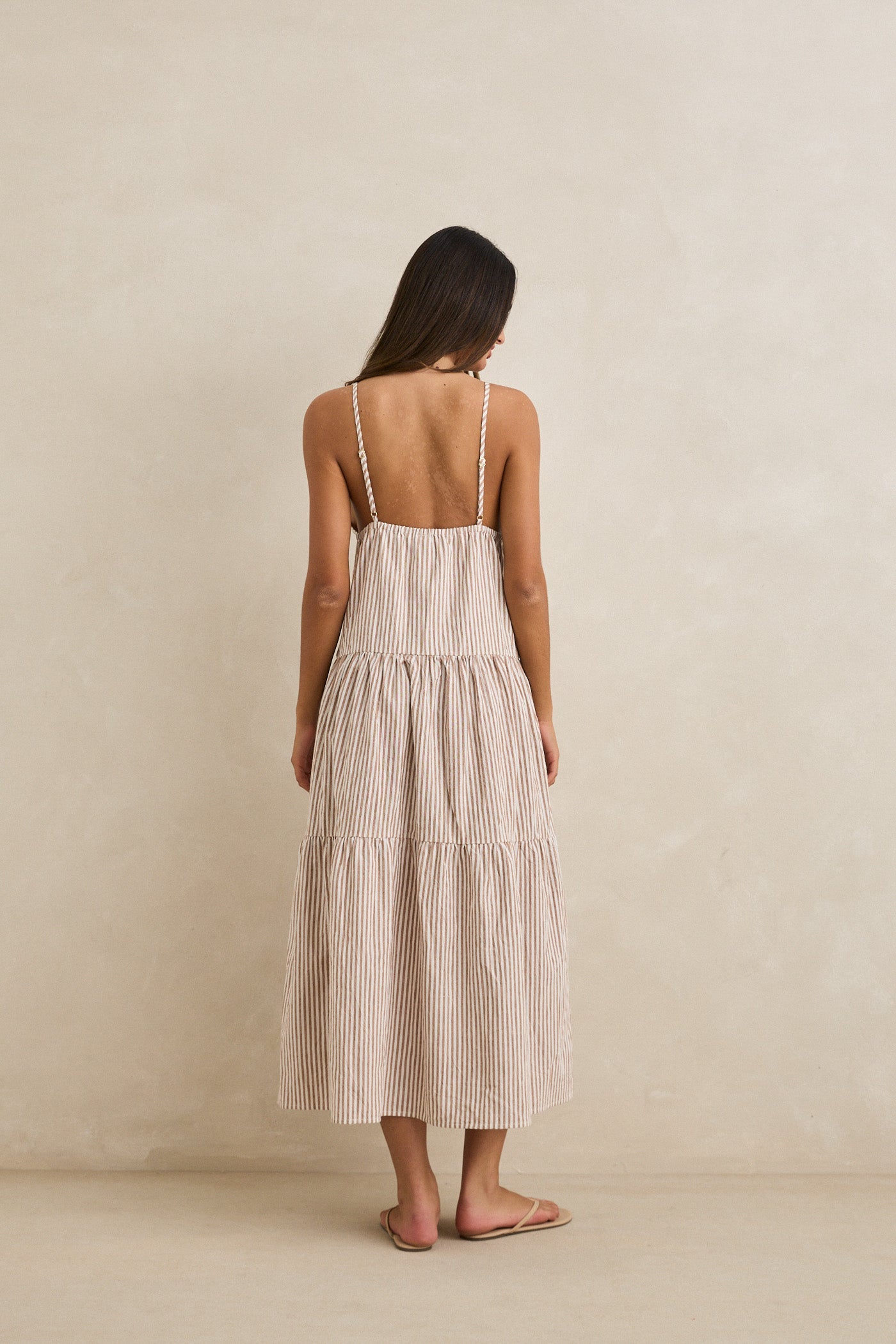 Rhythm, Jaci Maxi Dress, Tan