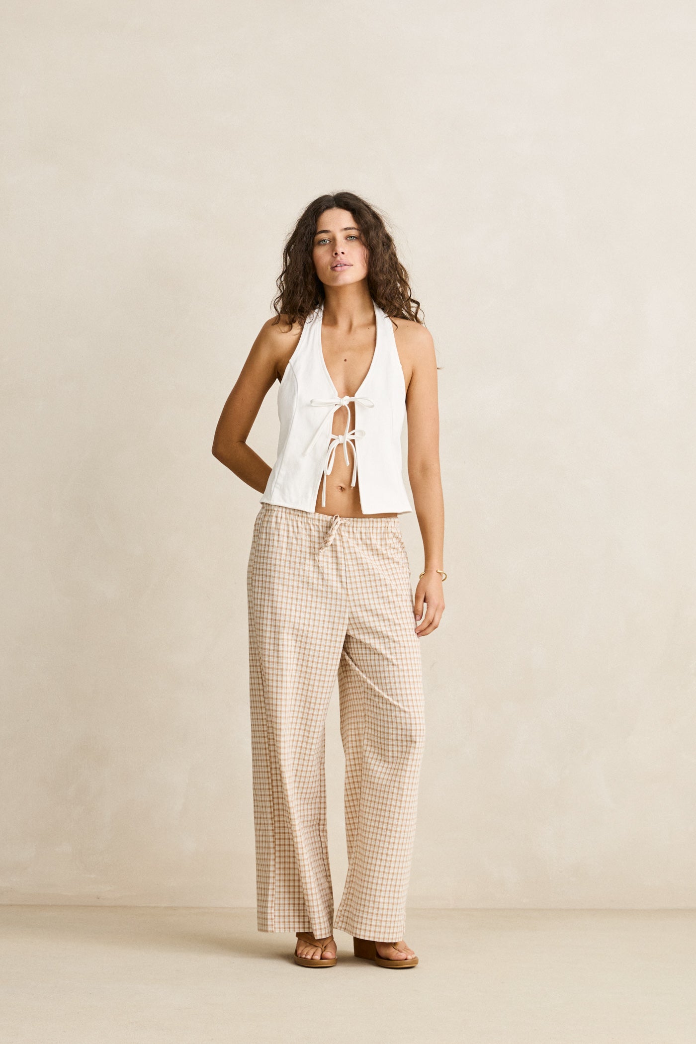 Rhythm, London Check Beach Pant