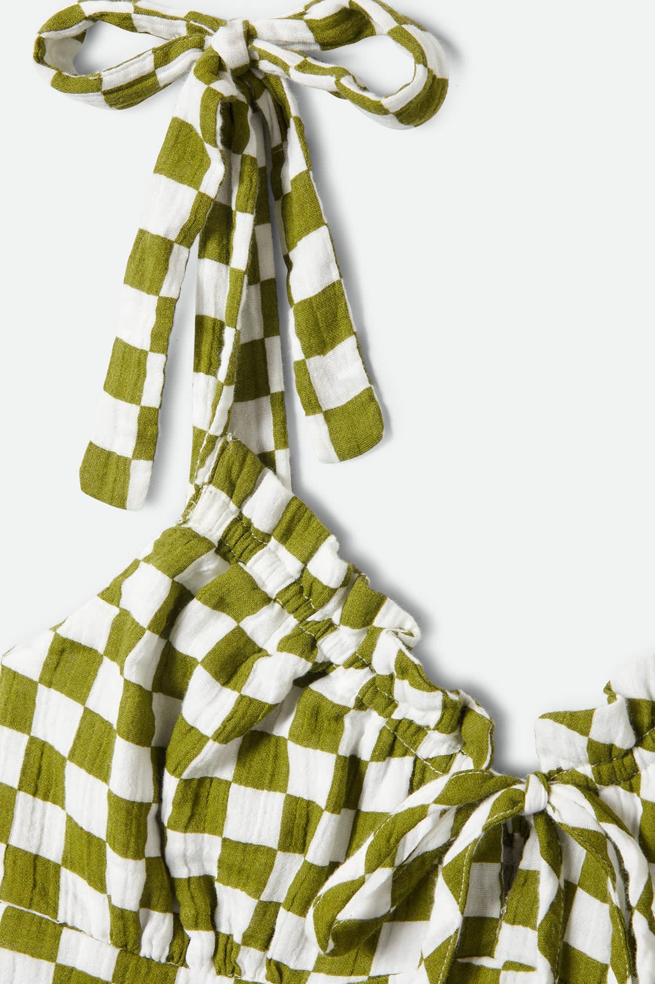 Brixton, The Tie Dress, Sublime Green Checkerboard