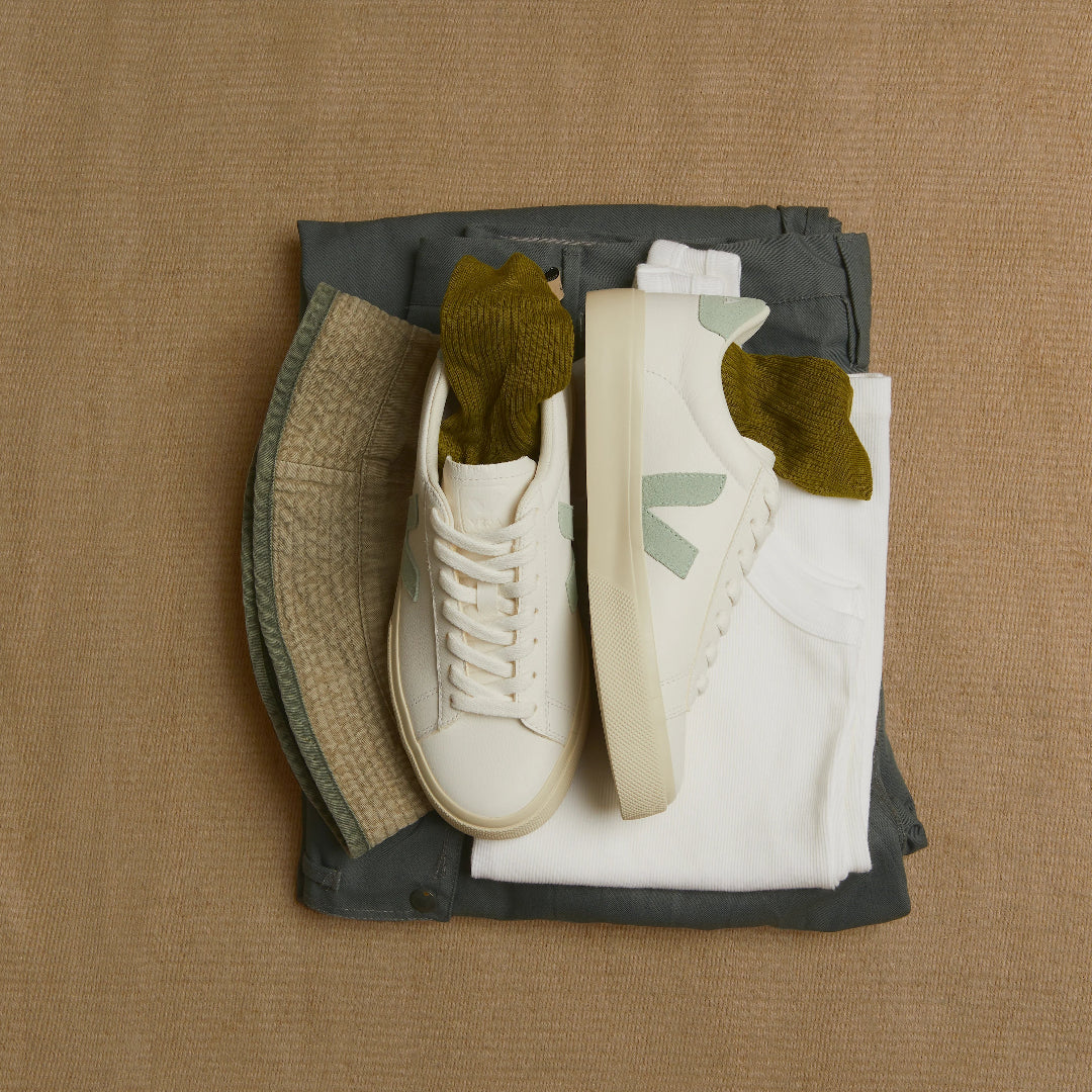 Veja, Campo Leather White Matcha