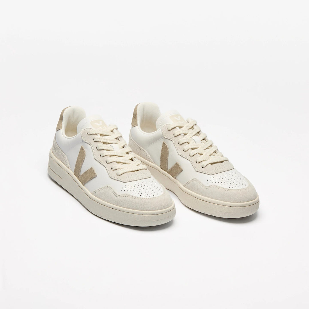 Veja, V-90 Leather White Taupe