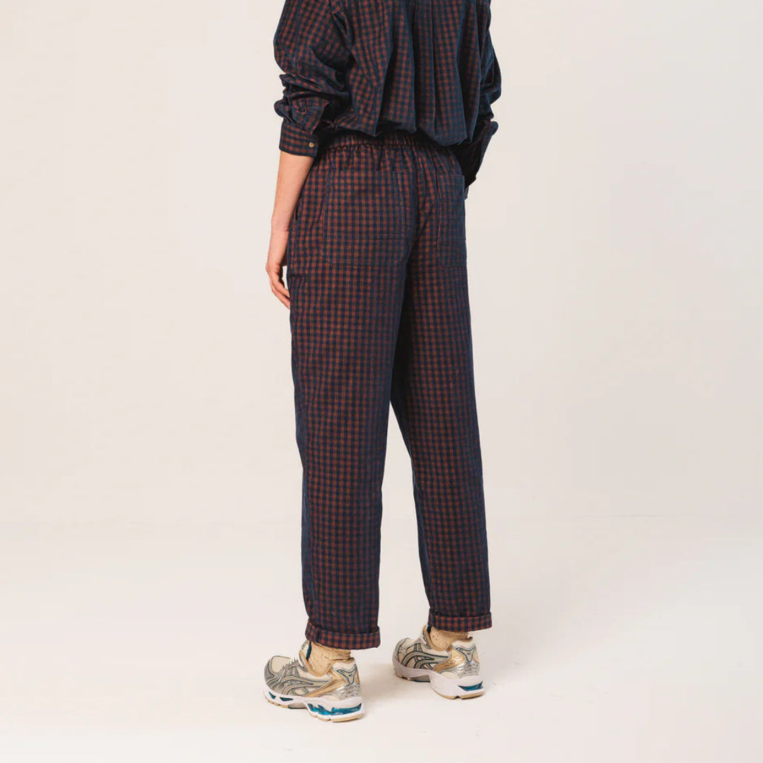 Indi & Cold, Vichy Elastic Micro-Corduroy Pant