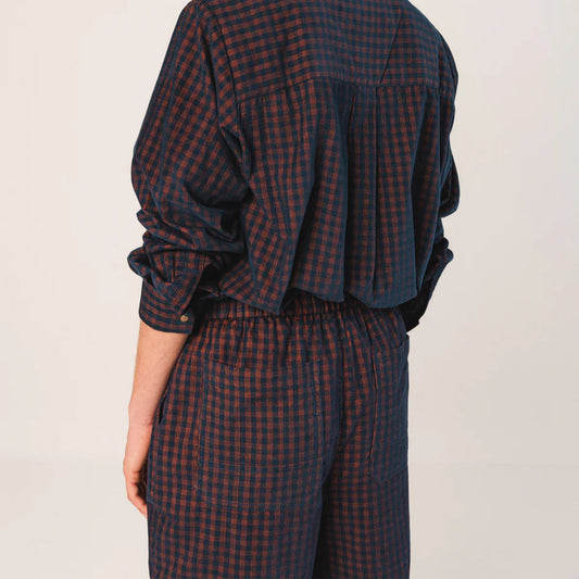 Indi & Cold, Vichy Elastic Micro-Corduroy Pant