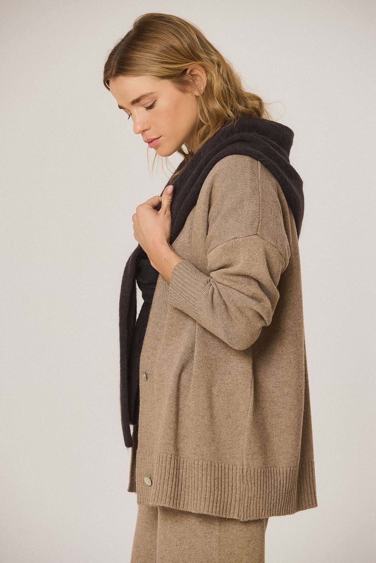 Indi & Cold, Triangular Knitted Shawl, Assorted Colours