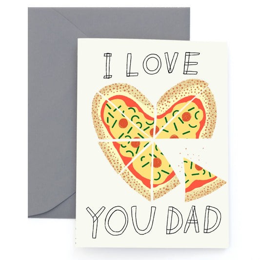 Why Heart is Pizza, Father's Day Card