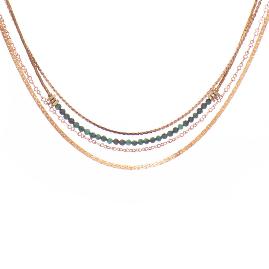 Tallis Necklace, Malachite