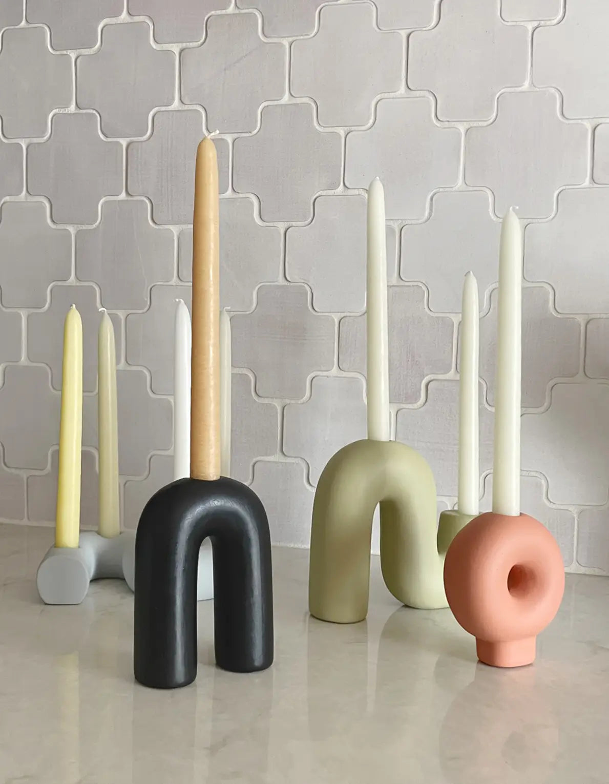 Arch Taper Candle Holder
