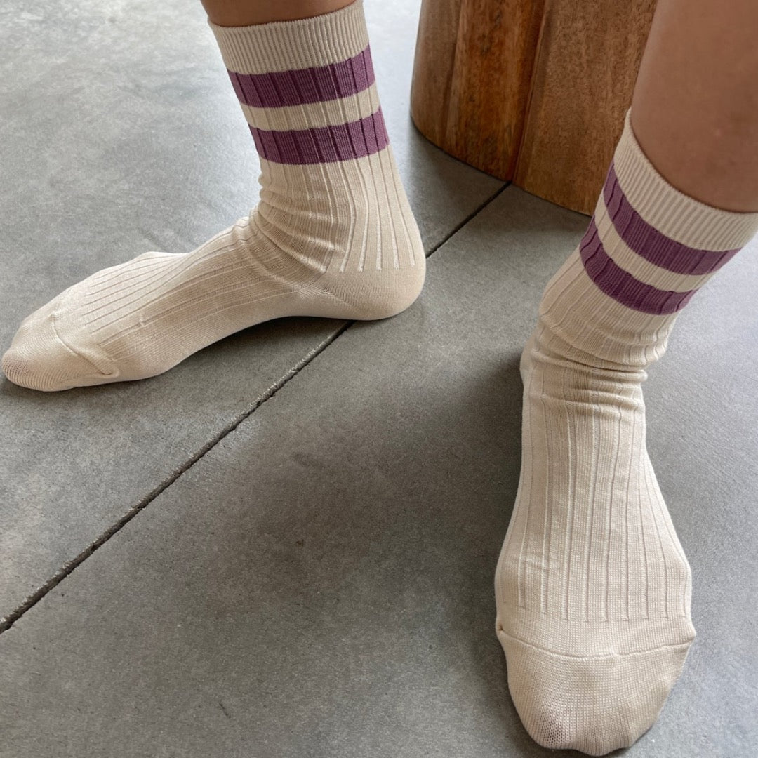Her Varsity Socks - Azalea