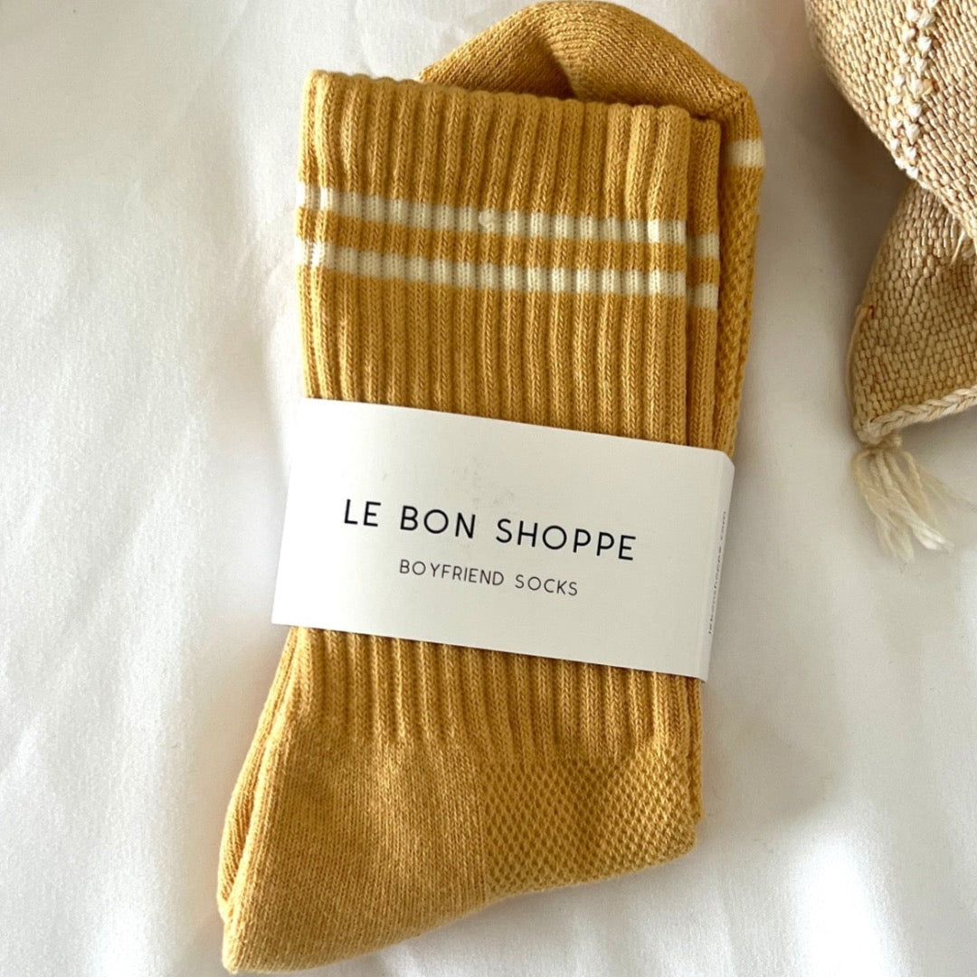 Le Bon Shoppe, Boyfriend Socks, Butter