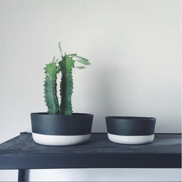 Black Banded Nesting Bowl, Medium