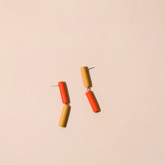 Mini Dahlia Earrings