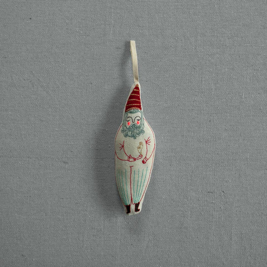 Garden Gnome, Cotton & Lavender Filled Embroidered Ornament