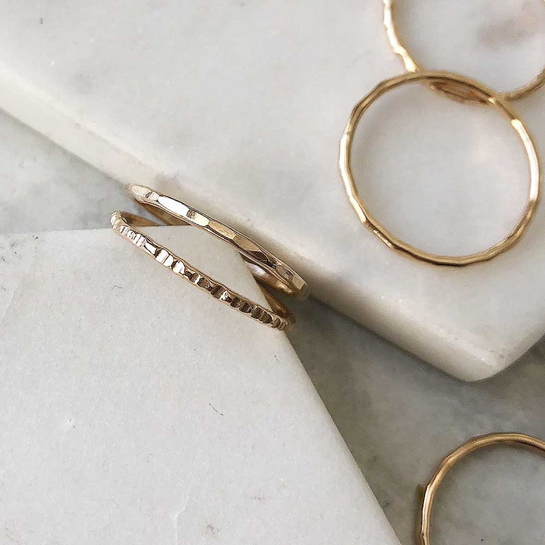 Gold-Fill Stacking Ring
