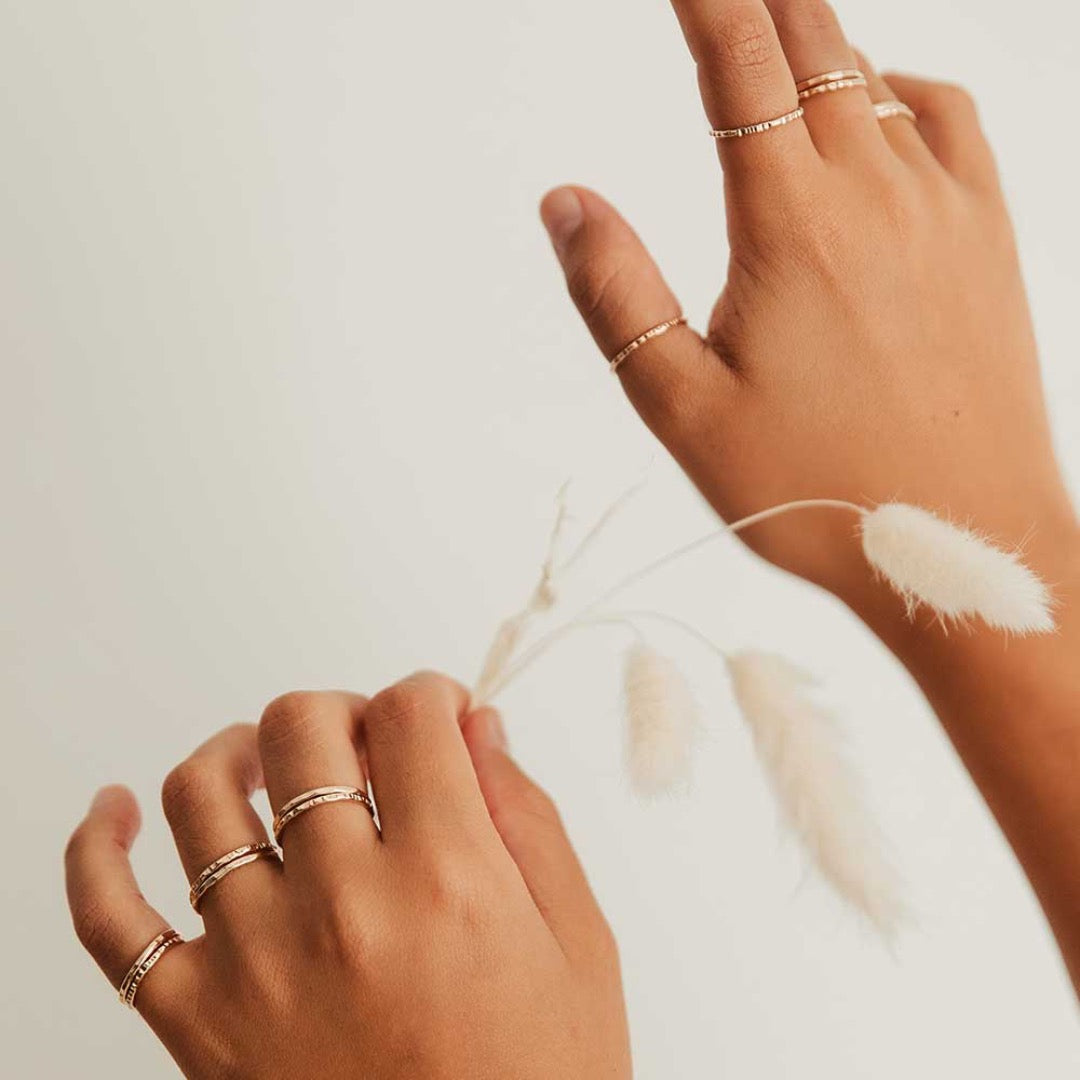 Strut Jewelry, Gold-Fill Stacking Ring
