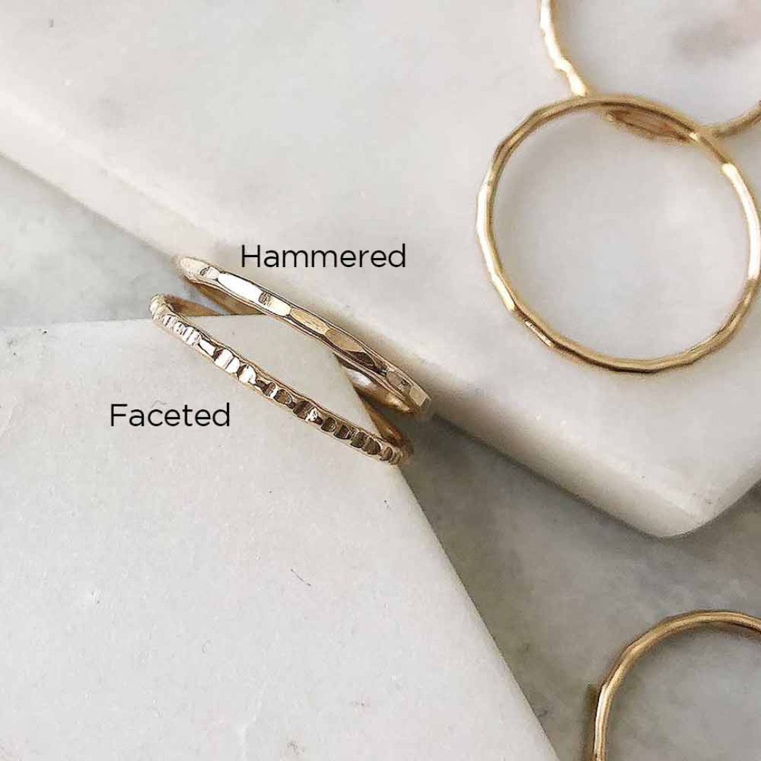 Strut Jewelry, Gold-Fill Stacking Ring